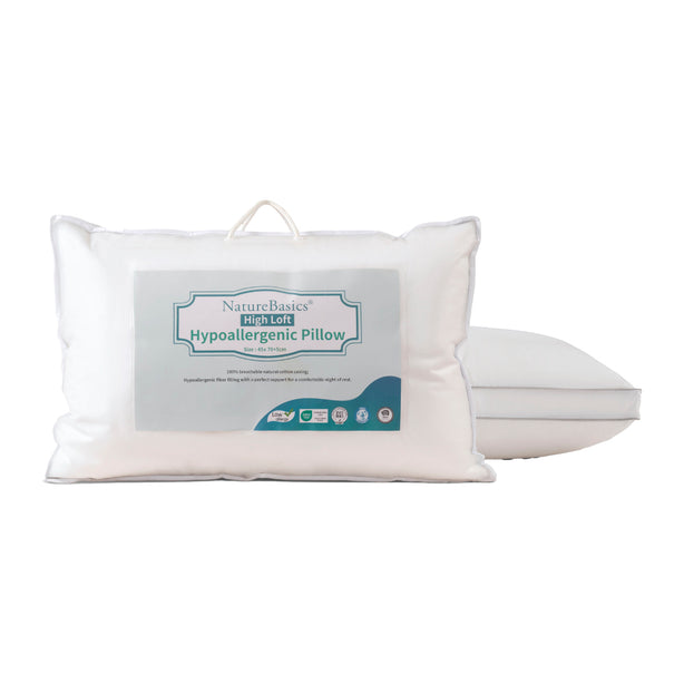 Nature Basics High Loft Hypoallergenic Pillow