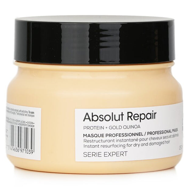 Professionnel Serie Expert - Absolut Repair Gold Quinoa + Protein Instant Resurfacing Mask (for Dry And Damaged Hair) - 250ml/8.5oz
