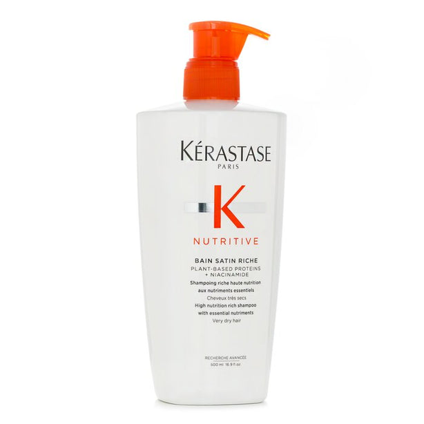 Nutritive Bain Satin Riche High Nutrition Rich Shampoo - 500ml/16.9oz