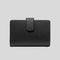 MICHAEL KORS Medium Crossgrain Leather Wallet Black RB-35F7GTVF2L