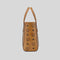 MCM Mini Toni Top-Zip Shopper In Visetos Cognac RS-MWPAATN04CO001