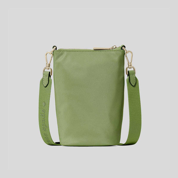 KATE SPADE Carter Nylon Phone Crossbody Cedar Stand RB-KL876