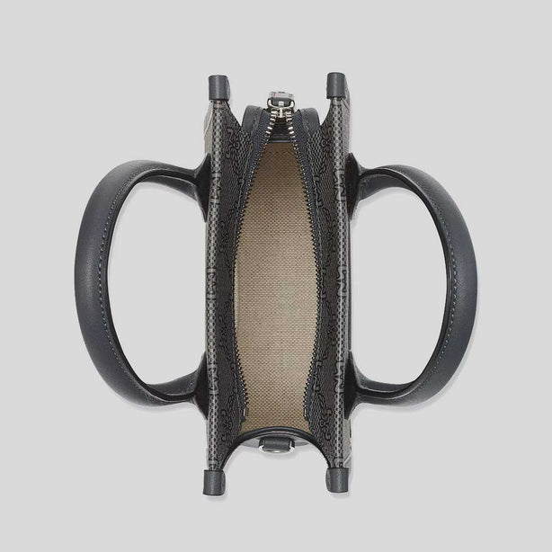 MCM Mini Himmel Tote In Lauretos Dark Grey RB-MMTEAAC02ED001