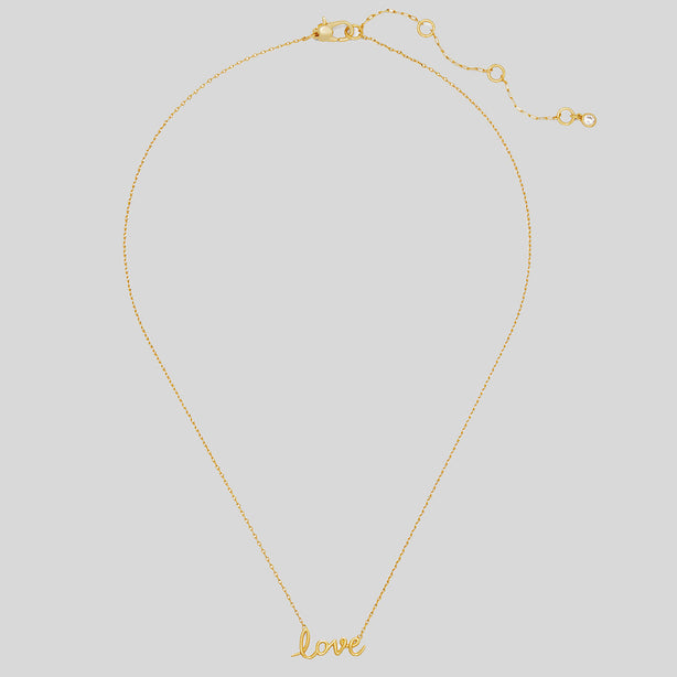 KATE SPADE Say Yes Love Pendant Gold RS-KI174