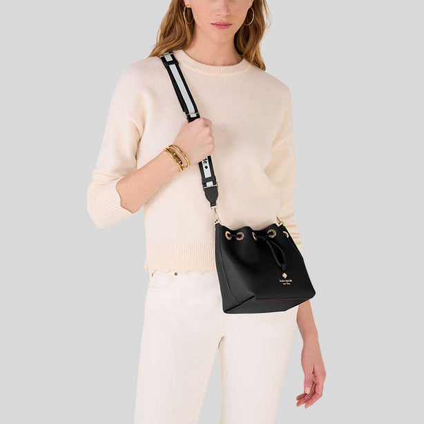 KATE SPADE Emma Small Bucket Bag Black RB-KK071