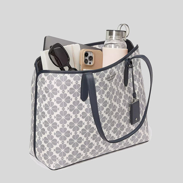 KATE SPADE Spade Flower PVC Tote Black Multi RS-KG086