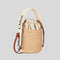 CHLOE Small Woody Basket In Natural Fibers White RS-CHC22SS381G55101