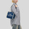 MARC JACOBS The Denim Chain Small Tote Bag Dark Wash RB-2F4HTT029H05