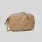 TORY BURCH Kira Diamond Quilt Camera Bag Taupe Oak RB-154715