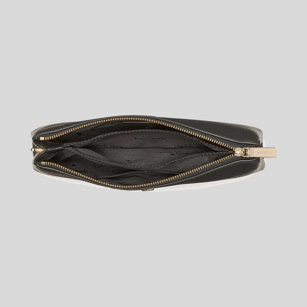 KATE SPADE Emma Pebbled Leather Mini Crossbody Bag Black RB-KK257
