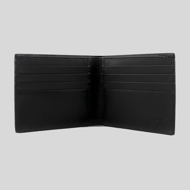 GUCCI Men's Signature GG Leather Bifold Wallet Black RB-779836