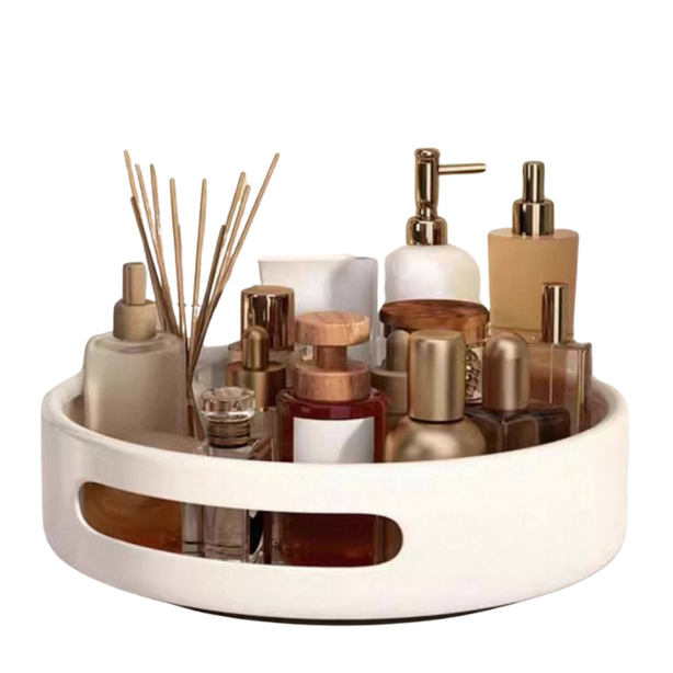 Lazy susan tray organizer