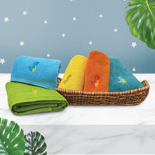 The Gang Rangers Series Era e Dino Collection Premium Jacquard Bath Linen, Sports Bath Towel