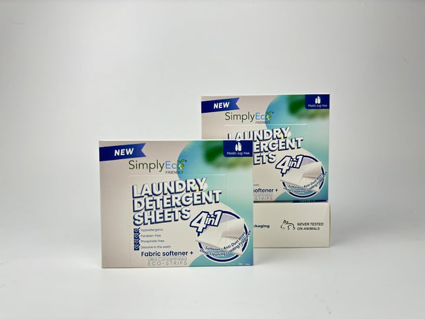 SimplyEco Laundry Detergent Sheets (64 Sheets) - Fresh Linen