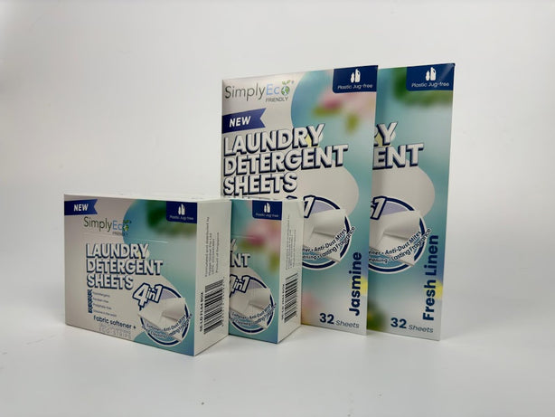SimplyEco Laundry Detergent Sheets (64 Sheets) - Fresh Linen