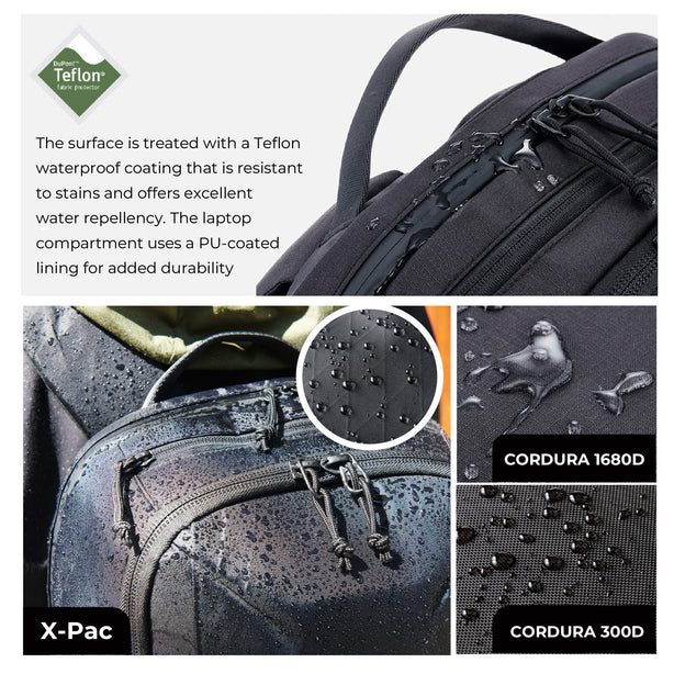 ELECOM MNL CITY Backpack/Laptop Bag/BM-MNLBP01BK/20L /Water Repellent/Large Capacity/Minimalist