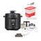 La Gourmet Healthy Electric Pressure Cooker 6L with Full Accessories Set + 5kg Rice Dispenser