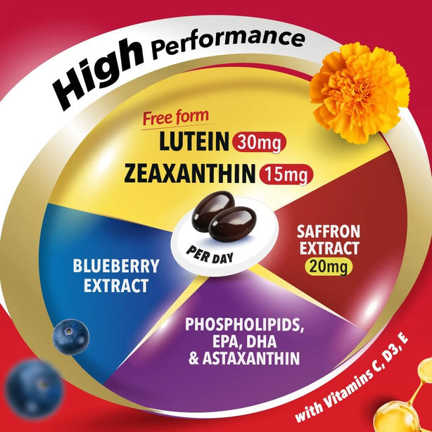 LABO Ultimate VisionREGAIN INTENSIVE Vision Saffron for Dry Eyes Night Blurry Vision Eye Strain