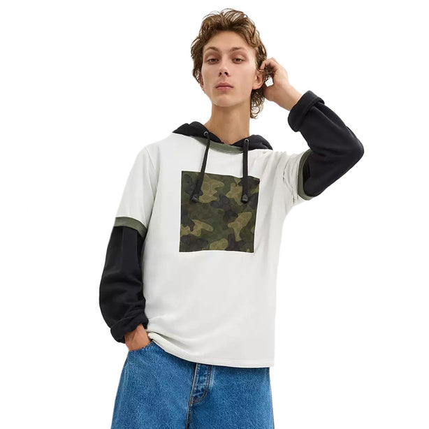 Coach Camo T Shirt In Organic Cotton in Off White CW770