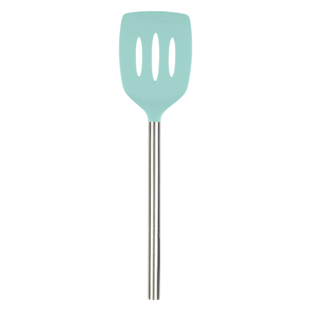 Silicone Slotted Turner with Stainless Steel Handle