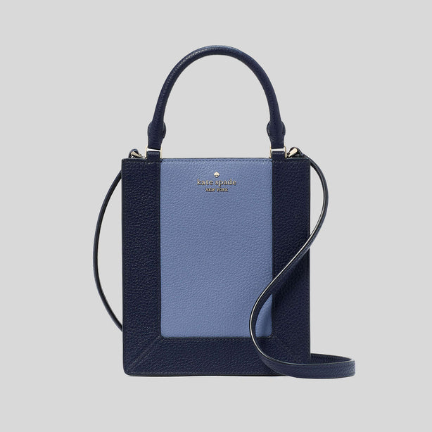 KATE SPADE Lena Colorblock Mini Tote Parisian Navy Multi RB-KI885