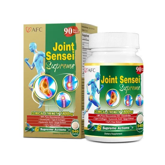 AFC Joint Sensei Supreme Glucosamine HCL Chondroitin for Shoulder Knee & Back Pain