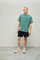Highr, Navy, Snap Button Pocket Shorts