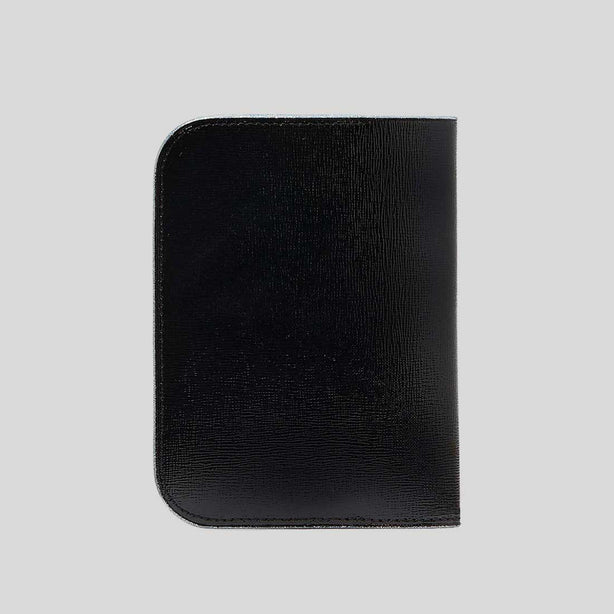 KATE SPADE Devin Glitter Edge Passport Holder Black KI622