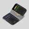 KATE SPADE Devin Glitter Edge Passport Holder Black KI622