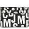 Marc Jacobs Jumbled Logo Trademarc Card Case - Black/ White 4S4SMP008S02