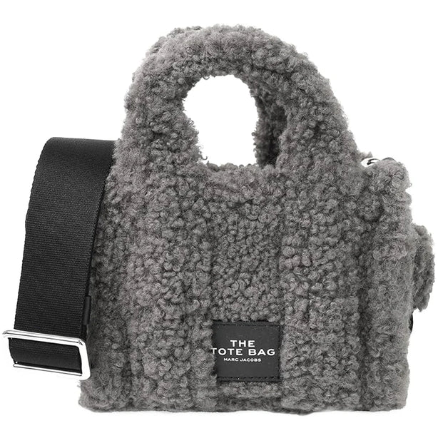 Marc Jacobs The Teddy Crossbody Tote Bag - Grey H011M12FA22
