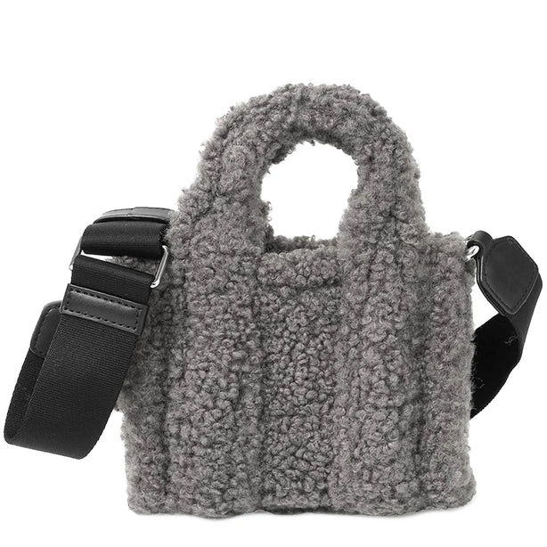Marc Jacobs The Teddy Crossbody Tote Bag - Grey H011M12FA22