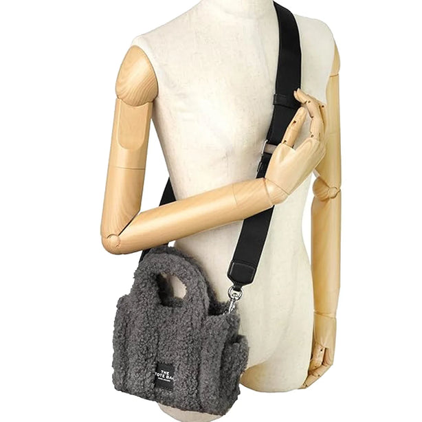 Marc Jacobs The Teddy Crossbody Tote Bag - Grey H011M12FA22