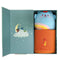 The Gang Snowball Jacquard Series Premium Bath Linen X'mas Gift Set, Dino Sports Bath Towel With Polar Plush