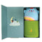 The Gang Snowball Jacquard Series Premium Bath Linen X'mas Gift Set, Dino Sports Bath Towel With Polar Plush