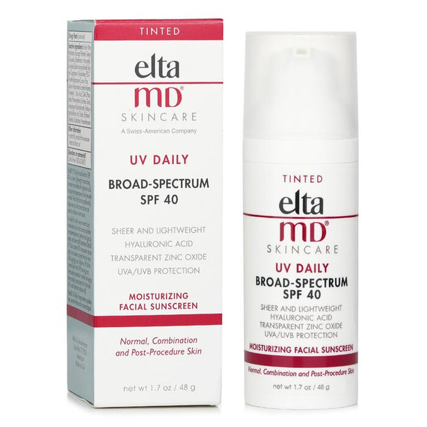 Uv Daily Moisturizing Facial Sunscreen Spf 40 - For Normal, Combination & Post-procedure Skin - Tinted (random Packaging) - 48g/1.7oz