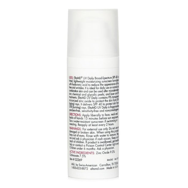 Uv Daily Moisturizing Facial Sunscreen Spf 40 - For Normal, Combination & Post-procedure Skin - Tinted (random Packaging) - 48g/1.7oz