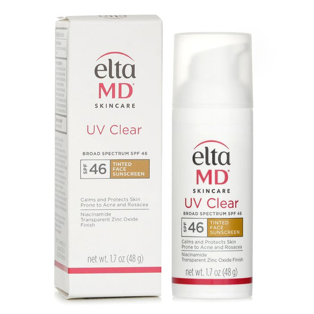 Uv Clear Facial Sunscreen Spf 46 - For Skin Types Prone To Acne, Rosacea & Hyperpigmentation - Tinted - 48g/1.7oz