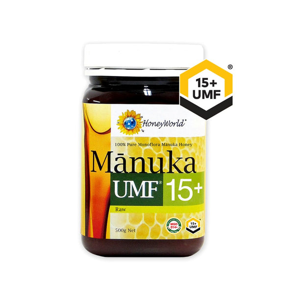 HoneyWorld Raw Manuka UMF 15+ 500g