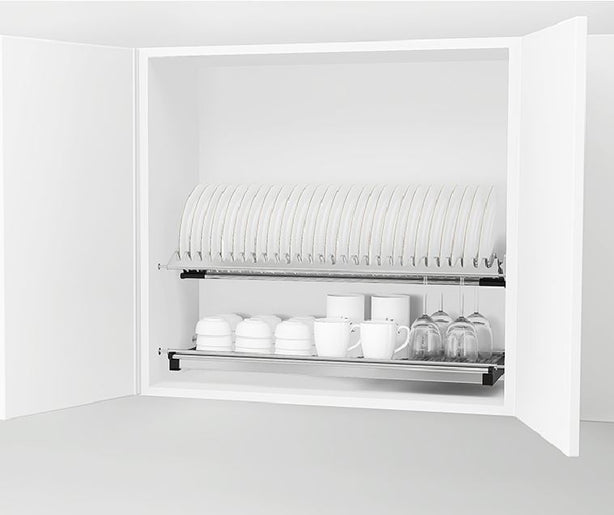 KKPL Kitchen Cabinet SUS304 Stainless Steel Dish Rack