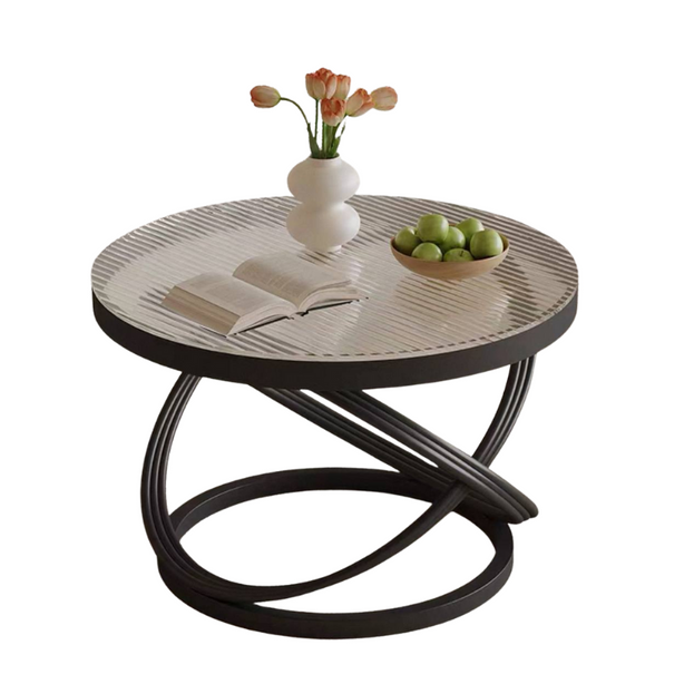 Aesthetic Coffee Table with Glass top