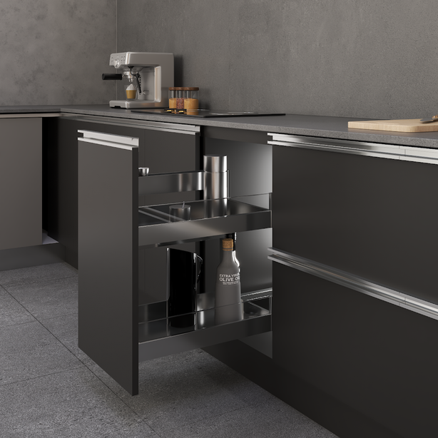 Glass Side Mount Pull-out basket