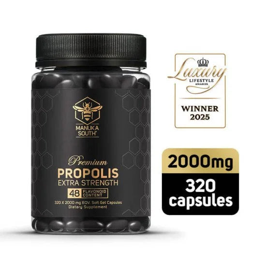 Manuka South Extra Strength 2000mg Propolis with polyphenol flavonoid antioxidant immunity anti-inflammation 320s