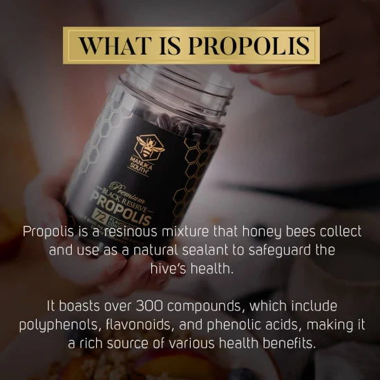 Manuka South Extra Strength 2000mg Propolis with polyphenol flavonoid antioxidant immunity anti-inflammation 320s