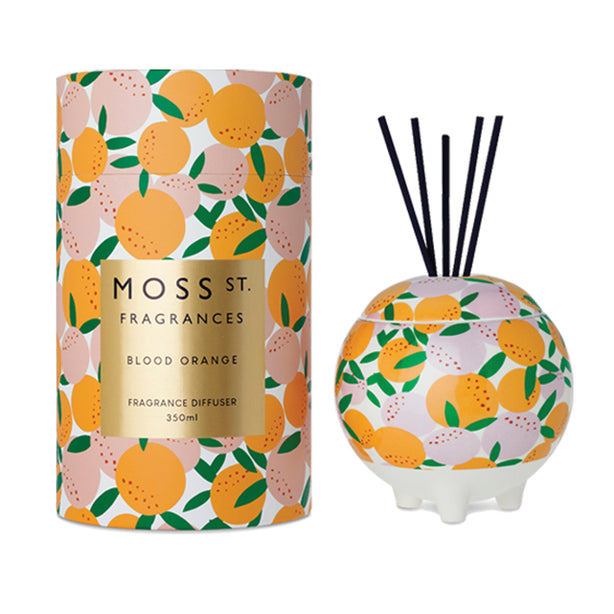 Moss St. Fragrances Ceramics - Blood Orange 350ml Diffuser