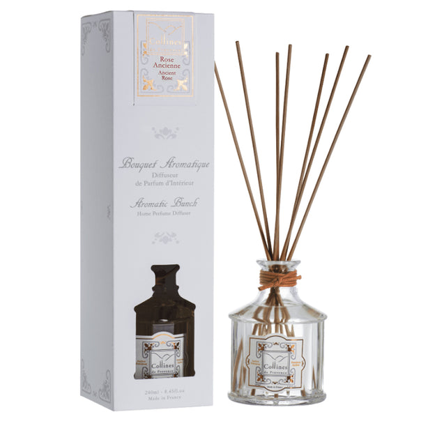 Collines De Provence Precious Aromatic Bunch 240ml Diffuser - Ancient Rose