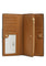 Coach Slim Zip Wallet In Signature Canvas With Stripe - Tan/Black