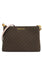 Michael Kors Trisha Medium Logo Crossbody Bag - Brown/Powder Blush