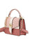 Michael Kors Greenwich Extra-Small Color-Block Saffiano Leather Satchel - Smokey Rose