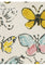 Coach Corner Zip Wristlet With Butterfly Print - White